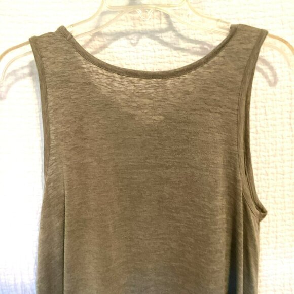 Sonoma Goods For Life Tank Top Flowy Lightweight Women's Sz Large Green Relaxed - Picture 6 of 7